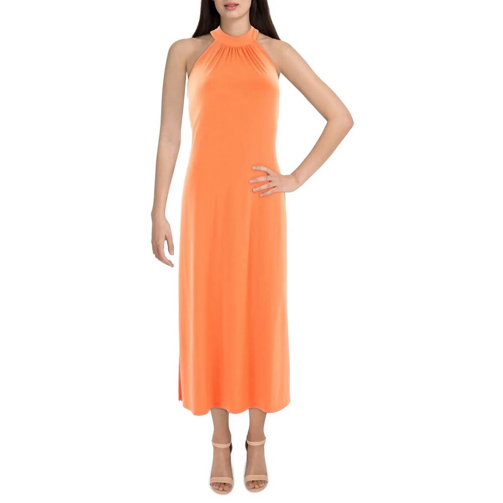 BAR III KNIT HIGH NECK MAXI DRESS | XS